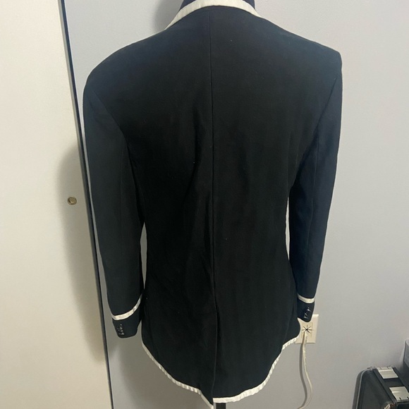 Polo Ralph lauren emblem black cotton blazer 8 - Picture 5 of 6